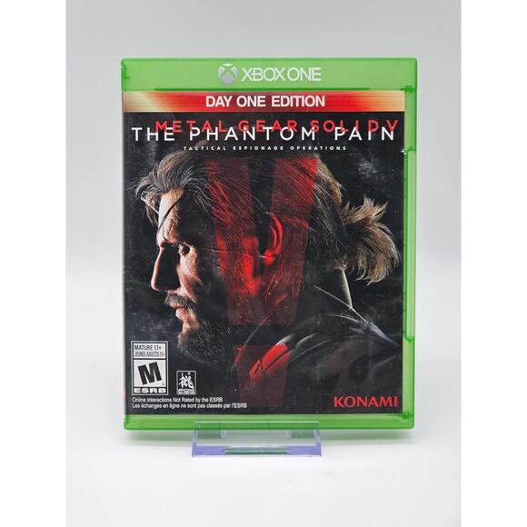 METAL GEAR SOLID 5 THE PHANTOM PAIN DAY ONE EDITION XBOX ONE - Picture 1 of 3